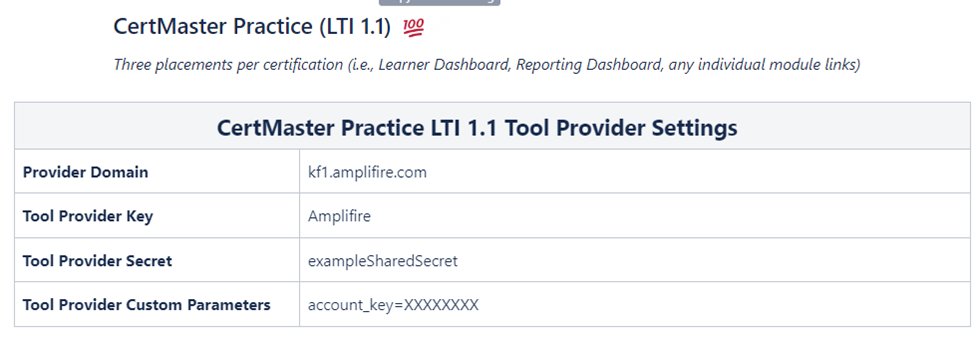 Configuring CertMaster Practice Tools In Blackboard Learn Or Ultra (LTI ...