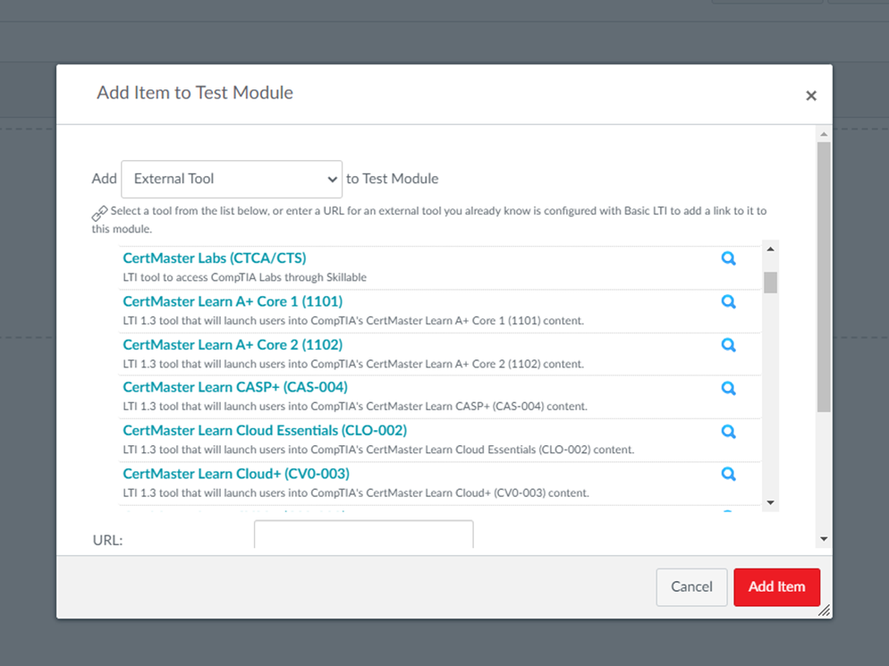 Using LMS Integration To Place CertMaster Practice Content Into Canvas ...