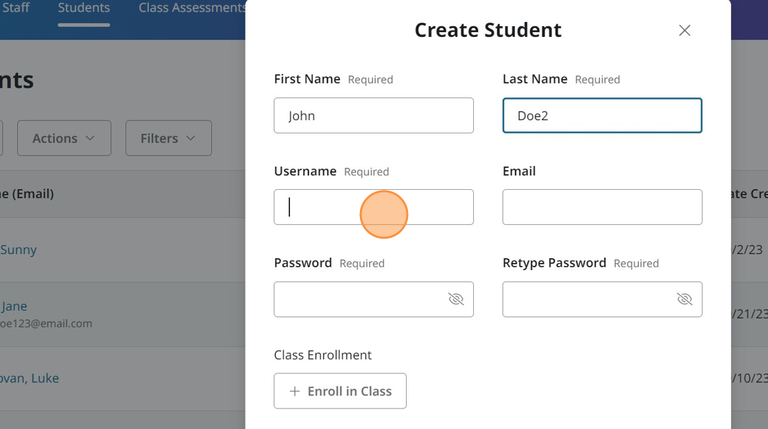Screenshot showing step.
