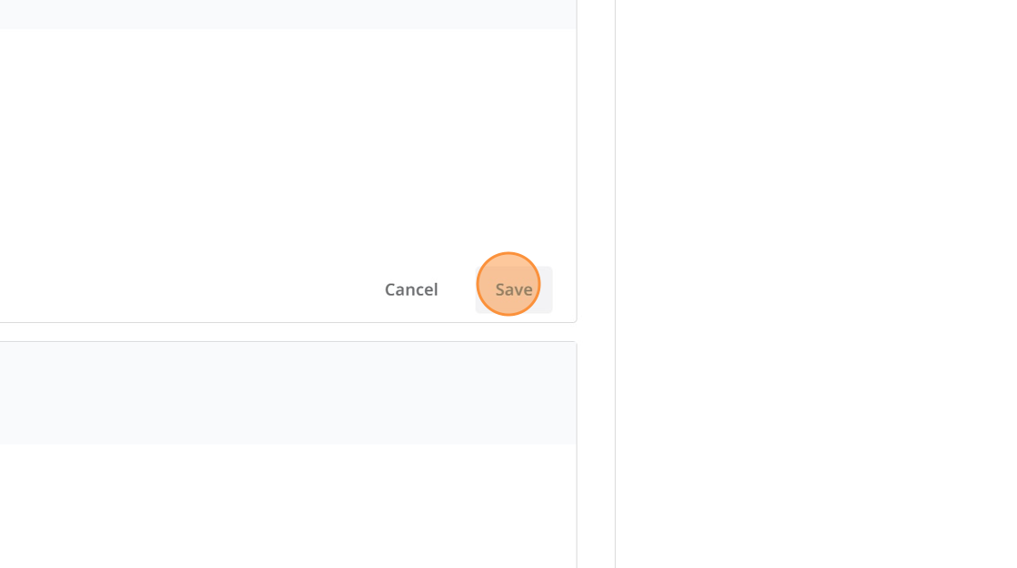 Screenshot showing Save.